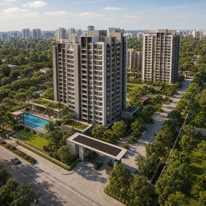 Abhee Bellary Road towers